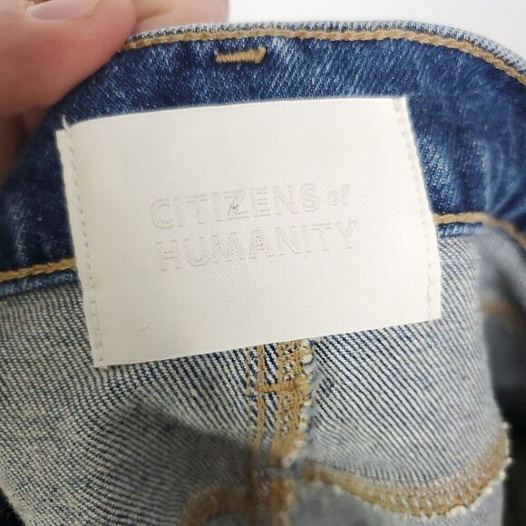 Citizens Of Humanity Denim Blue Mini Skirt - Picture 6 of 9